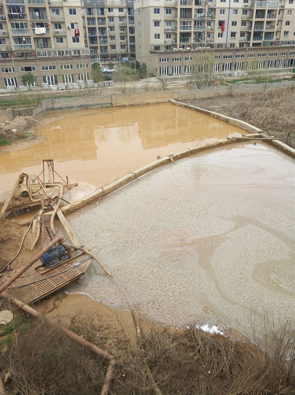 阳山沉淀池淤泥清理-厂区废水池淤泥清淤